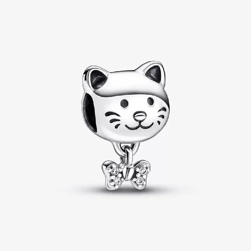 PANDORA : Pet Cat & Bow Charm