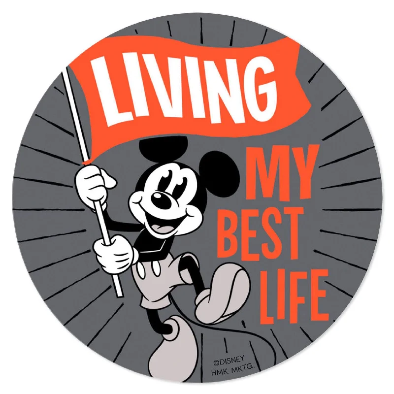 Hallmark : Disney Mickey Mouse Living My Best Life Vinyl Decal