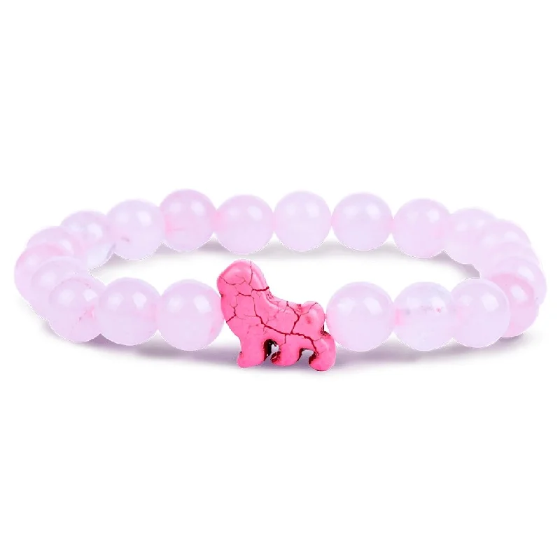 Fahlo : The Excursion Bracelet - Lion Tracking Bracelet in Kenya Orchid Pink