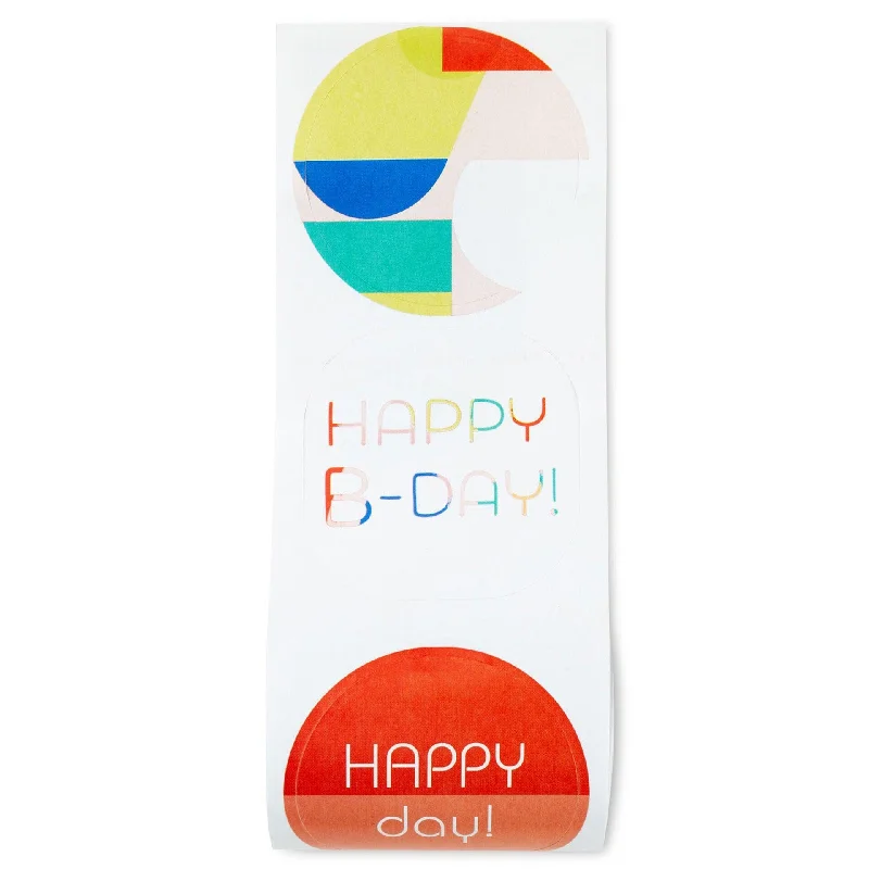 Hallmark : Happy Day Stickers on Roll, Pack of 27