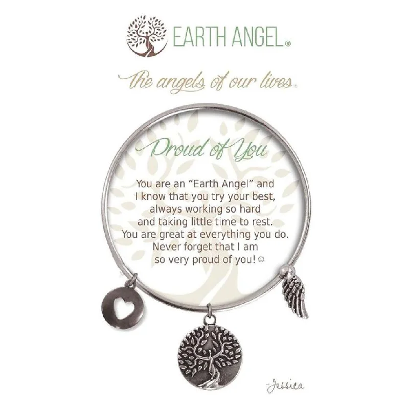 Earth Angel : Proud of You Bracelet in Silver