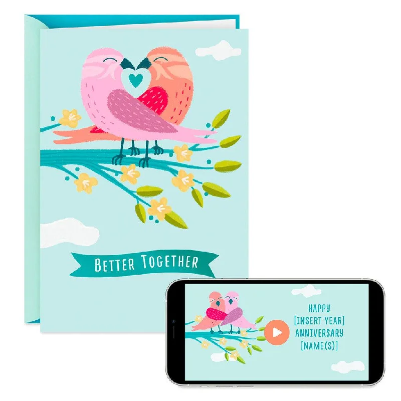 Hallmark : Better Together Video Greeting Anniversary Card