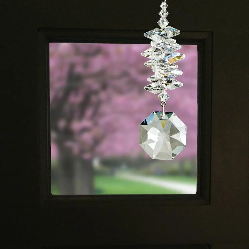 Woodstock Chimes : Crystal Ice Cascade Suncatcher - Octagon