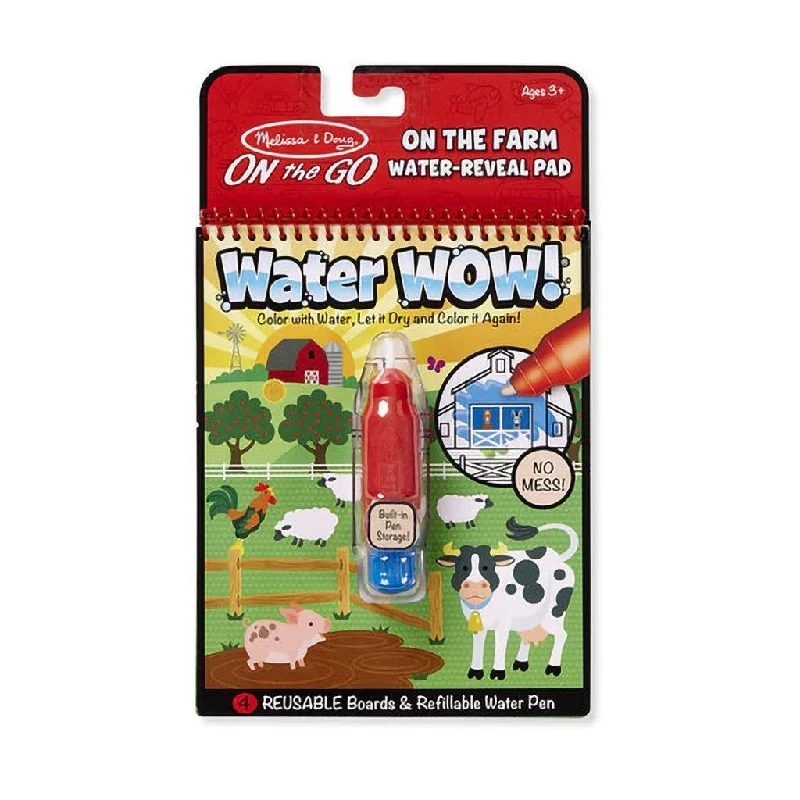 Melissa & Doug : Water Wow! Farm - On the Go Travel Activity