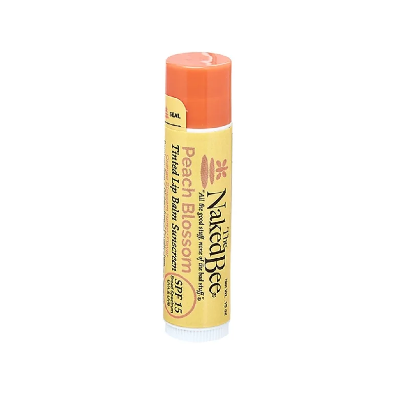 The Naked Bee : SPF 15 Orange Blossom Honey Tinted Lip Balm in Peach Blossom