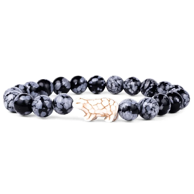 Fahlo : The Venture Bracelet - Polar Bear-Tracking Bracelet in Papillae Stone