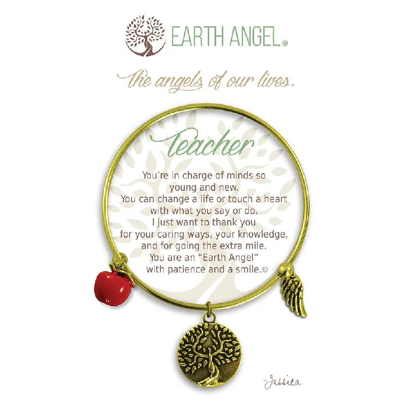 Earth Angel : Teacher Bracelet in Brass