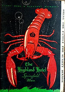 The Highland Hotel Menu