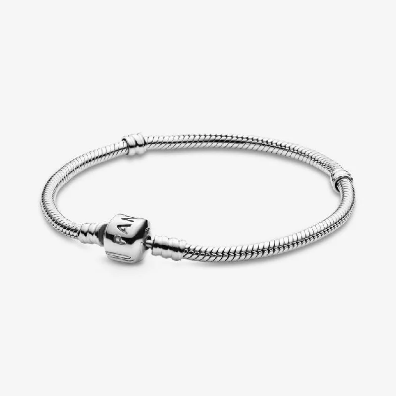 PANDORA : Pandora Moments Snake Chain Bracelet in Silver