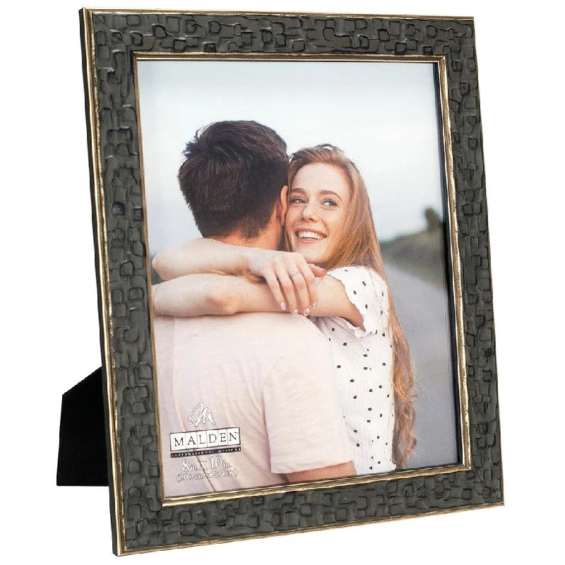 Malden : 8x10 Charcoal Blocks with Gold Frame