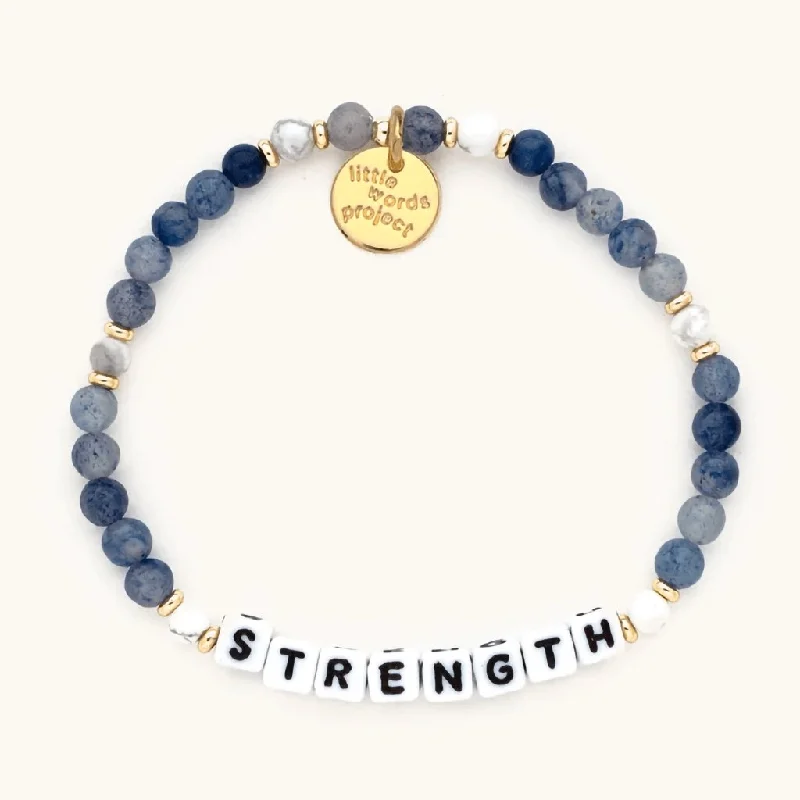 Little Words Project : Strength - Bluestone Bracelet - S/M