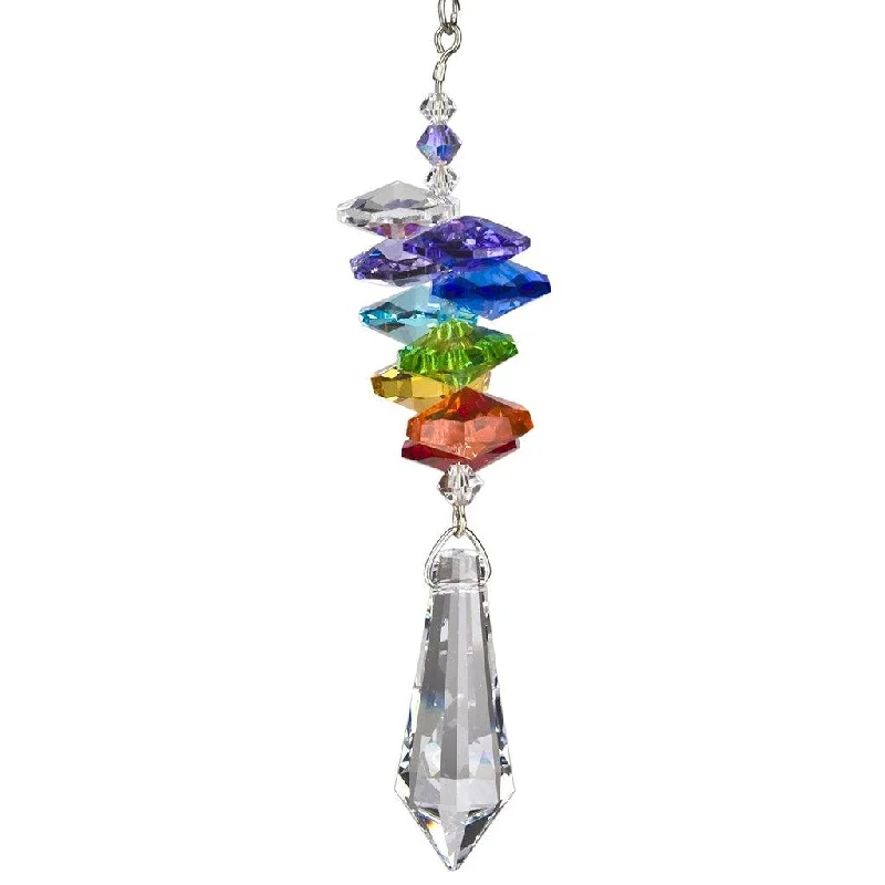 Woodstock Chimes : Crystal Rainbow Cascade Suncatcher - Icicle