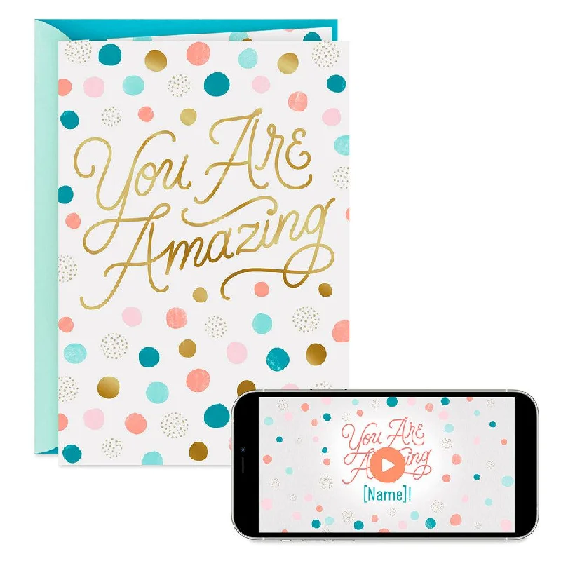 Hallmark : You Are Amazing Video Greeting Birthday Card