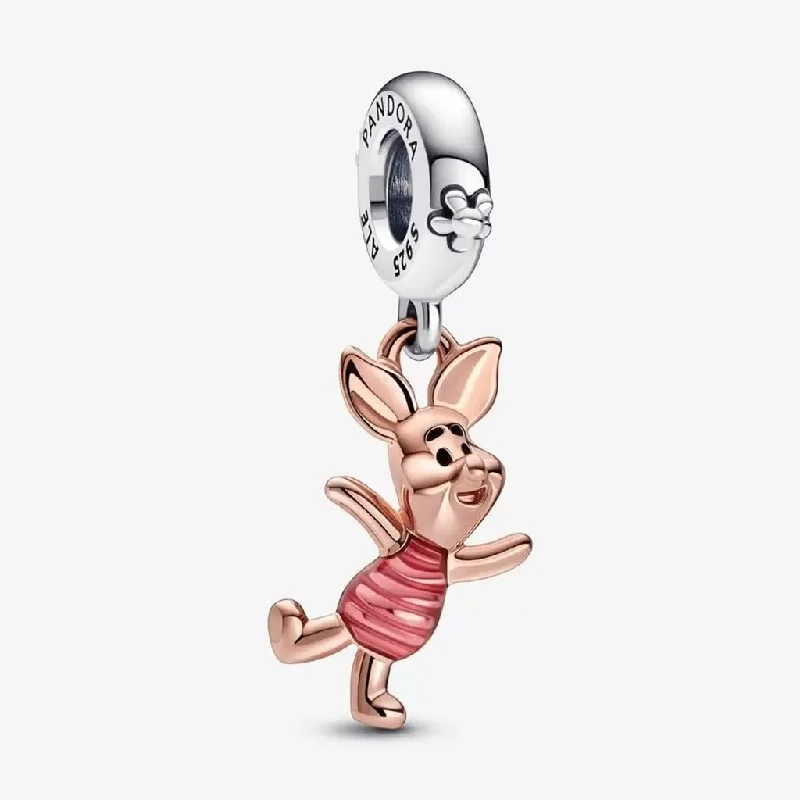 PANDORA : Disney Winnie the Pooh Piglet Dangle Charm