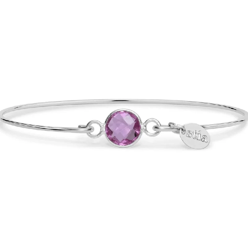 Stia : Signature Skinny Bracelet Pink Tourmaline