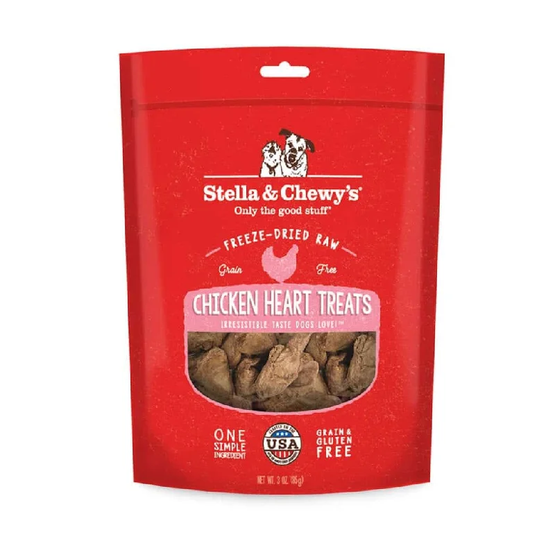 Stella & Chewy's Freeze Dried Chicken Heart Treats For Dogs