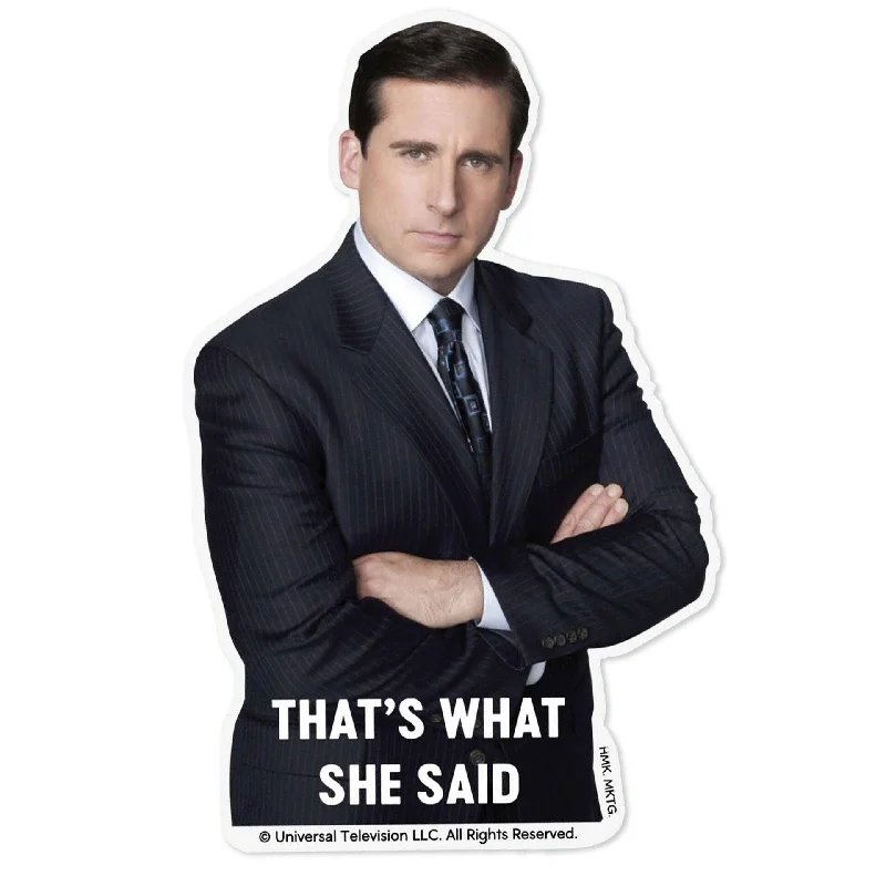 Hallmark : The Office® Michael Scott That's What She Said Vinyl Decal