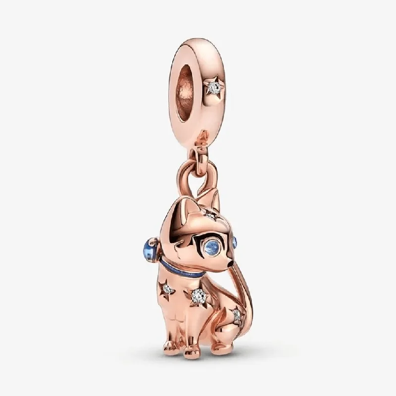 PANDORA : Sparkling Pet Cat Dangle Charm