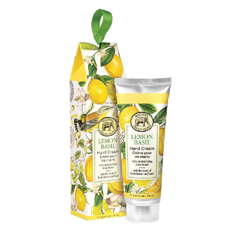 Michel Design Works : Large Lemon Basil Hand Cream