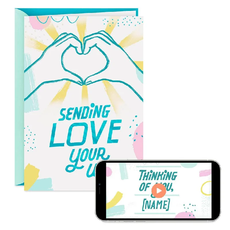 Hallmark : Sending Love Your Way Video Greeting Thinking of You Card