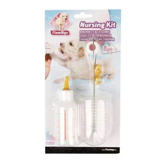 Karlie Flamingo Nursery Kit Puppy Bottles Set 115ml